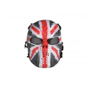 Маска с сетчатыми очками Tactical Skull Mask - Knight I Love GB (Ultimate Tactical)